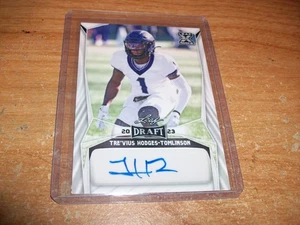 2023 Leaf Draft Silver NFL Football Tre'vius Hodges Tomlinson Rookie Auto Card - Picture 1 of 2