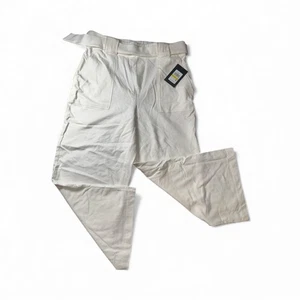 🔥 Pantaloni donna Andrew Marc New York $69 pull on misto cotone gamba larga taglia M 🔥 - Foto 1 di 6