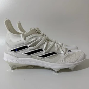 Adidas Hombres 8.5 ADIZERO AFTERBURNER 9 NWV Botines de Béisbol Blanco/Negro ID1667 NUEVO - Imagen 1 de 8