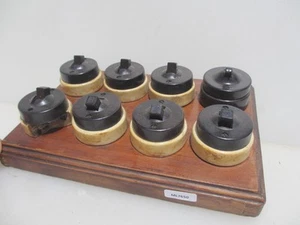 Vintage Bakelite Ceramic Light Switches Old Switch Antique Switchboard Art Deco - Picture 1 of 13
