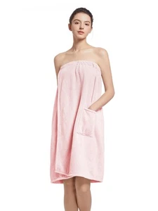 Women'S Soft Wrap Towel Full Length,Bath Robe After Shower Female Plush Long,... - Picture 1 of 7