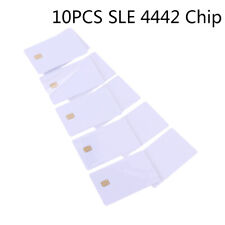 10 pz chip SLE 4442 con scheda IC contatto a strisce magnetiche Hico 2 in 1 vuota C_cu
