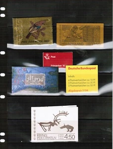 6 x Different World Stamp Booklets Complete - Imagen 1 de 1