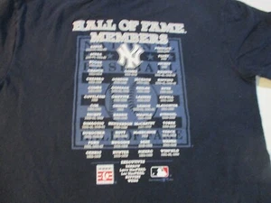 NEW YORK YANKEES 2013 HALL OF FAME MEMBERS CHAMPION BRAND T-SHIRT YOUTH MED (8) - Picture 1 of 9