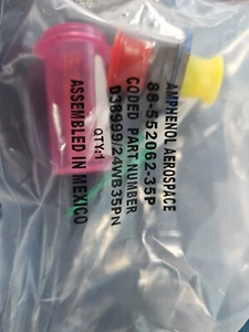 2- D38999/24WB35PN Circular MIL Spec Connector RCPT JAM NUT 13 POS FREE SHIPPING - Picture 1 of 3