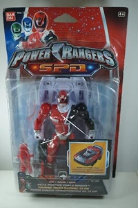 POWER RANGERS SPD S.P. D Delta Morphin Red Ranger Vehicle MOC NEW! - Picture 1 of 6
