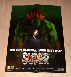 Poster Plakat 42 x 59,4 cm - Street Fighter IV 4 - Juri - Blanka - Gameposter - Bild 1 von 2