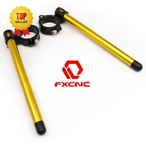 CNC 50mm Regular Clip-Ons Manillar 22mm Manillar Clip Ons Universal Aluminio - Imagen 1 de 10