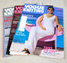 Vogue Knitting International Lot of 3 Magazines Spring/Summer, Fall, Winter 1999