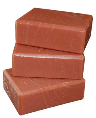 TRAVERSE BAY BATH AND BODY Traverse City Cherry with Australian red clay, all natural handmade soap.