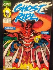 🔥Ghost Rider Vol.2 #19 (1990 Series) "Ghost Rider vs Mephisto" Marvel Comics 🔥