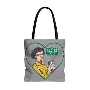 Cat Ladies Vote Tote Bag Fun Election Carry-On Harris Walz Trump Vance - Picture 1 of 61