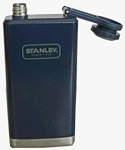 Stanley Taschenflasche "Big Steel Flask" Flachmann navyblau Edelstahl 236 ml - Bild 1 von 3