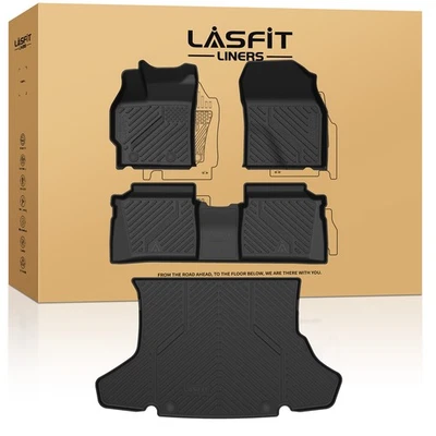 Floor Mats for Toyota Prius 2010 2011 TPE All Weather 1st & 2nd Row & Cargo Mat - Изображение 1 из 4