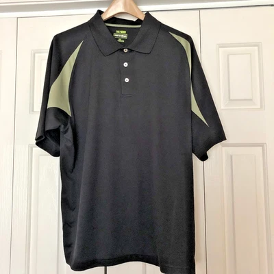 Bolle Camisa Golf Negro Verde L Nueva Con Etiquetas Poliéster Foto 1 de 3