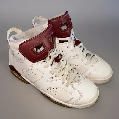 Nike Air Jordan 6 Retro OG Granate 2015 Tenis Talla 6Y Niños Zapatos 836342-115 Foto 1 de 4