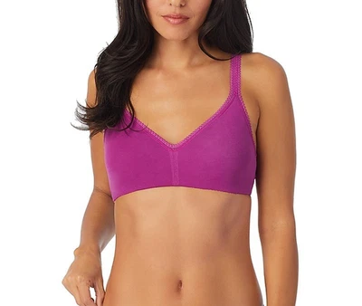 Bralette On Gossamer Cabana mezcla de algodón elástico para mujer grande vino morado Foto 1 de 4