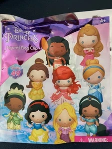 DISNEY BLIND BAGS 3D FIGURAL KEY CLIP PRINCESS SERIES 49 - Picture 1 of 6