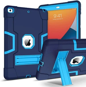 Kids Shockproof Heavy Duty Case Cover For iPad 9th 8th 7th 6th 5th Gen Mini Air - Picture 1 of 31
