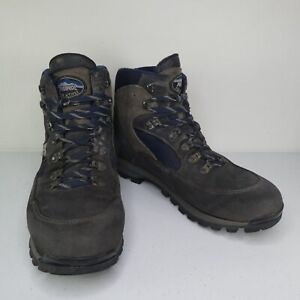 Meindl Mens Blue & Grey Suede Goretex Vibram Soles Walking Hiking Boots UK 9