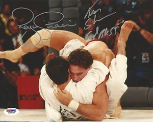 Ken Shamrock & Royce Gracie Signed UFC 1 8x10 Photo PSA/DNA COA 1993 Picture 3 5 - Picture 1 of 22