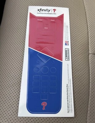 Xfinity XR15 Remote Philadelphia Phillies Sticker/Decal - Image 1 of 2