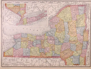 1909 Map ~ NEW YORK STATE - LONG ISLAND ~ Free S&H (10x14) - Picture 1 of 1