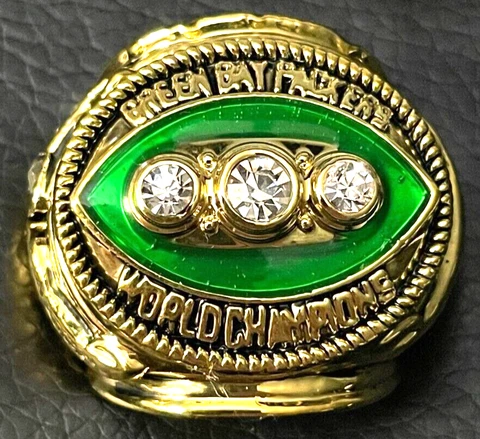 1967 Green Bay Packers NFL Super Bowl Champions Replica Ring Bart Starr Cover