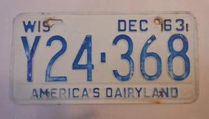 Matrícula de Wisconsin 1963 - Imagen 1 de 1