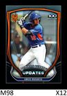 1-2015 BOWMAN CHROME SCOUTS UPDATES 100 REFRACTOR AMED ROSARIO METS QTY