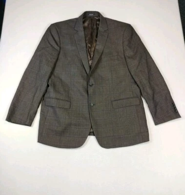 Pronto Uomo Platinum Blazer 48L Gray Wool Corpcore Career Businesswear Workwear - Image 1 of 4