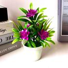 Household Home Decor Artificial Flower Potted Ornaments Simulated Potted Flower