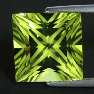 9.25Cts Stunning 100% Natural Lemon Quartz Princess Cut Loose Gems Ref VDO - Picture 1 of 3