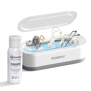 Kunphy Ultraschall Schmuckreiniger Maschine, 46KHZ, 12OZ Kapazität, 50ml Lösung - Bild 1 von 7