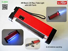 Black UV Ray Tube Light torch black light Lamp currencies Moneys Verify Detector