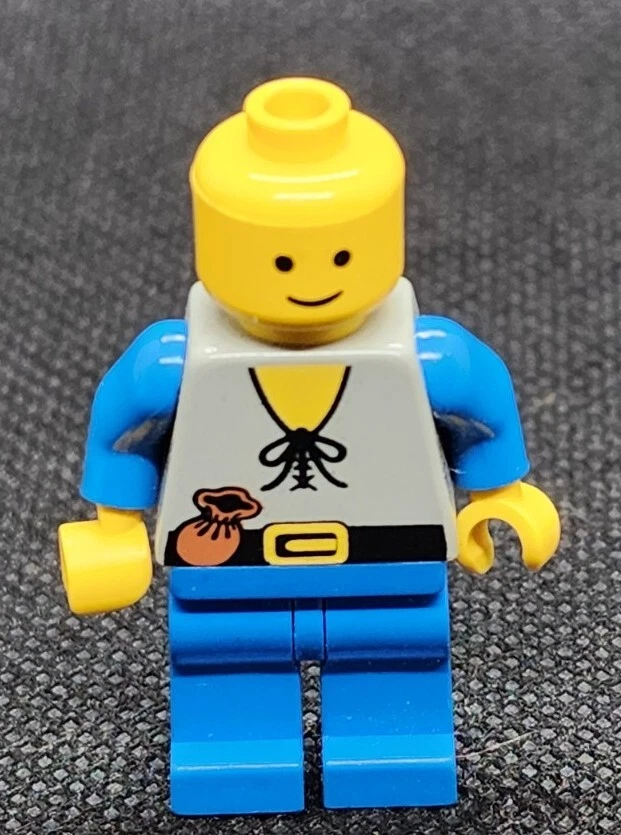 Lego Dark Forestman Peasant Blue Legs Minifigures Vintage Forest Castle  Foto 1 de 1