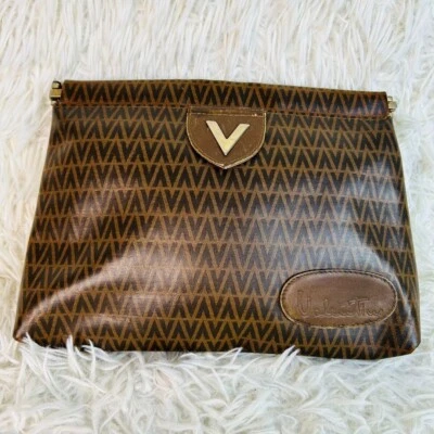 Bolso Clutch MARIO VALENTINO Valentino Segundo Bolso V Logo PVC De Japón Foto 1 de 4