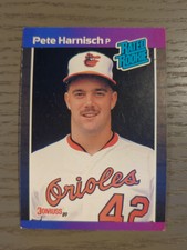 Pete Harnisch - Rated Rookie - 1989 Donruss #44 - Baltimore Orioles