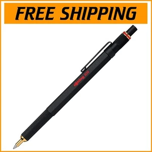 Ergonomic Black Metal Ballpoint Pen with Refillable Design - Writing Excellence - Picture 1 of 12