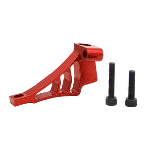 Engine alloy mount brace Orange Red for 1/5 HPI BAJA 5B 5T 5SC - Picture 1 of 9