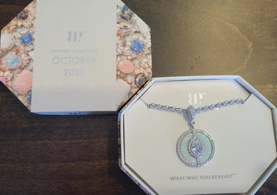 BombParty NK86663 "Grace Was The Armor" October 2025 Birthday LG MilkyWhite Opal - Image 1 of 3