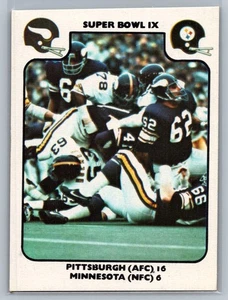 1977 Fleer Team Action #65 Super Bowl Pittsburgh Steelers - Picture 1 of 2
