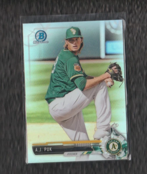 2017 Bowman Draft Chrome A.J. Puk REF - Image 1 of 1