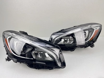 NEW! PERFECT! 2017-2019 MERCEDES CLA250 CLA45 LEFT RIGHT LED HEADLIGHT SET PAIR - Image 1 of 4