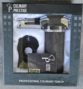 Culinary Prestige Professional Butane Torch Kitchen Blow Lighter Chef Cooking - Picture 1 of 5