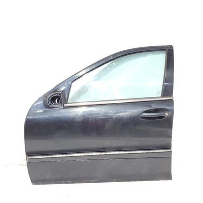 Front Left Black Door OEM 2003 2004 2005 Mercedes C230 - Image 1 of 4