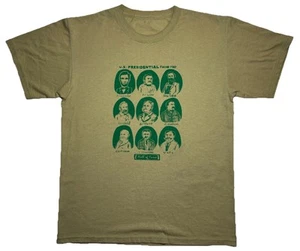 USA Presidents Facial Hair Hall Of Fame Tee Shirt Men’s S Lincoln Garfield Beard - Picture 1 of 8