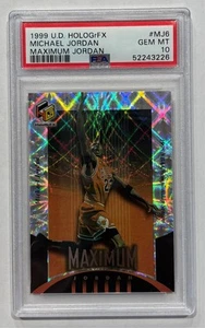 1999 U.D. HOLOGrFX MICHAEL JORDAN #MJ6 PSA 10 MAXIMUM JORDAN - Picture 1 of 2