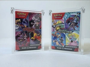 Estuche Rígido de Acrílico UV Pro-Safe Pokemon Booster Paquete Caja Tapa Magnética EE. UU. - Imagen 1 de 8
