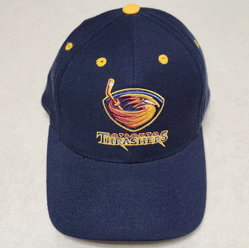 Gorra vintage Atlanta Thrashers bordada Puma Snapback mezcla de lana acrílica NHL Foto 1 de 4